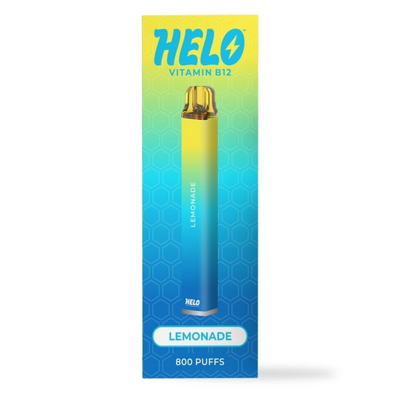 HELO Vitamin B12 Diffuser, Lemonade - 800 puffs | 0% Nicotine, Gluten-Free, Sugar-Free Aromatherapy