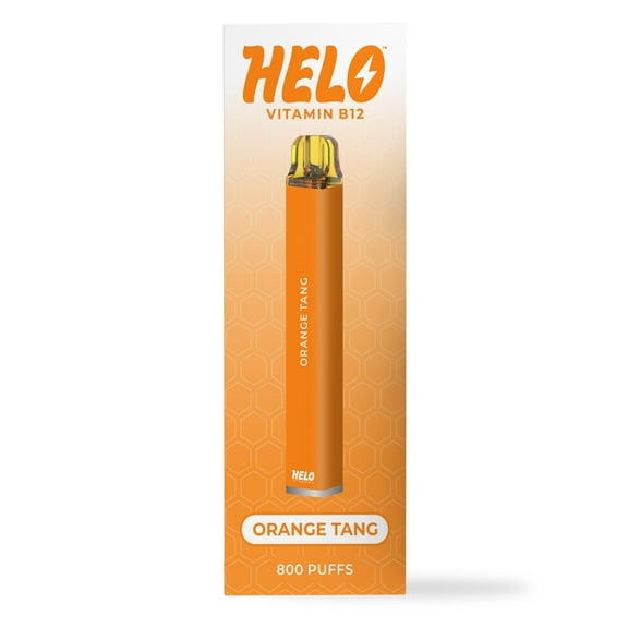 HELO Vitamin B12 Diffuser, Orange Tang - 800 puffs | 0% Nicotine, Vegan, Gluten-free, Sugar-free Aromatherapy