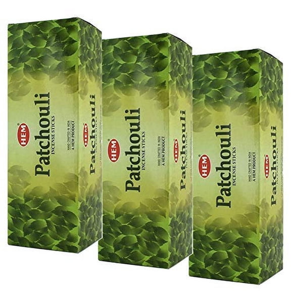 HEM INCENSE Hem Patchouli Incense, 3 Boxes - (360 Sticks per order) Bulk order