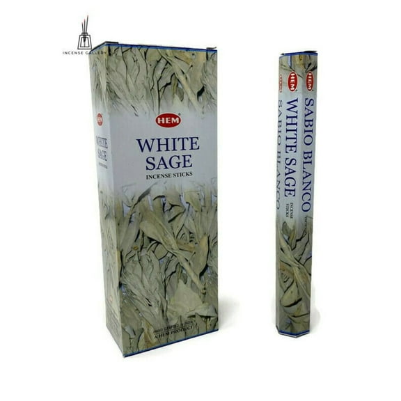 HEM White Sage Incense Sticks | 120 Sticks