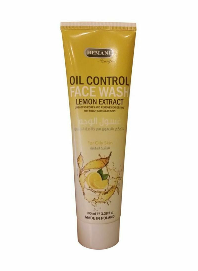 HEMANI Face Wash for Oily Skin 100mL (3.4 OZ) - with Lemon Extract ...