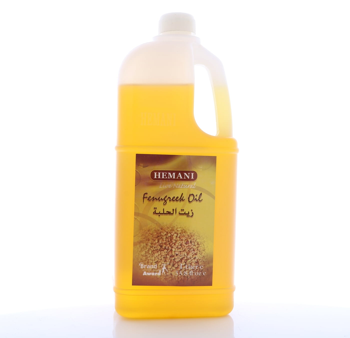 HEMANI Fenugreek Oil 1L (33.8 fl oz) (Trigonella foenum) 100 Pure