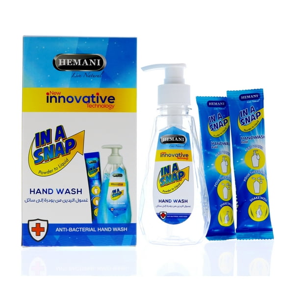 HEMANI Handwash Soap in a Snap - Innovative Powder to Liquid Hand Wash!