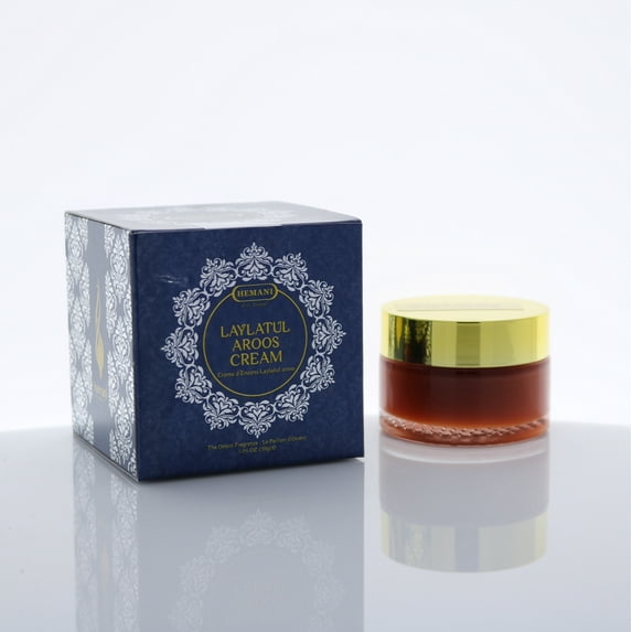 HEMANI Perfume Cream Laylatul Aroos - 30g - Natural Perfume Cream - Perfect for Everyday Wear _ Lightweight & Moisturizing - Orient Fragrance Great as a Gift & for Home