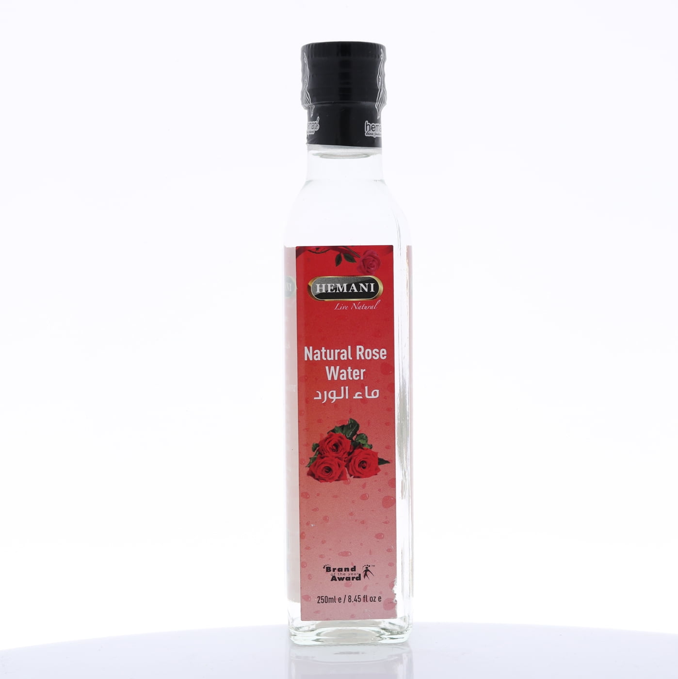 HEMANI Rose Water 250mL (8.5 FL OZ) - Food Essence for Cooking and Baking