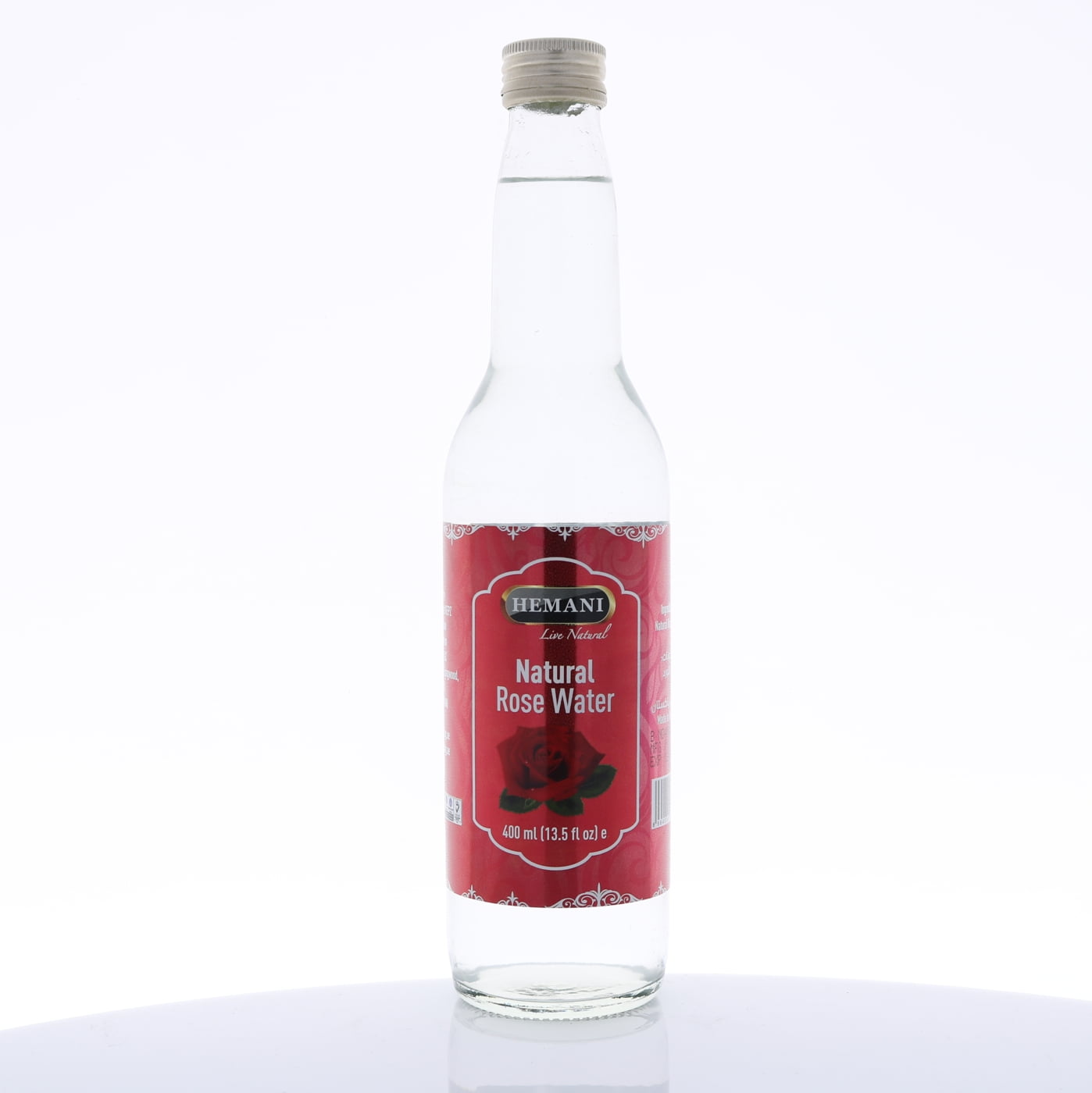 HEMANI Rose Water 400mL (13.5 FL OZ) - Food Essence for Cooking and Baking