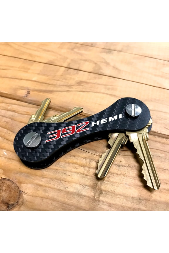 HEMI 392 Real Carbon Fiber Key Organizer Holder Key Chain