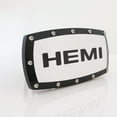 thumbnail image 1 of HEMI Black Trim Billet Aluminum Tow Hitch Cover for Dodge Jeep RAM, 1 of 2