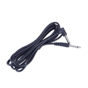 HEMLBOYW 10ft 6.35mm Electric Guitar Cable Instrument Cables Straight to Right Angle Amp Cord eter for Keyboards Effectors Plastic + CoPPer