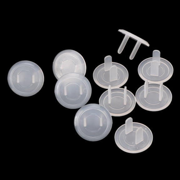HEMLBOYW 10pcs Baby Proofing Socket Plug over for Baby for Protection Socket over 2-hole Plug Protector for hild for Protectio ABS
