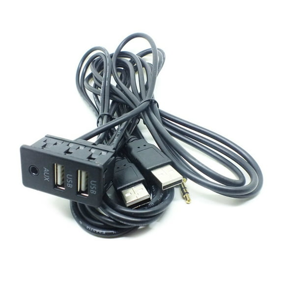 HEMLBOYW 150cm Car Boat Flush Mount USB Auto Extension Cable Automotive Power Cable