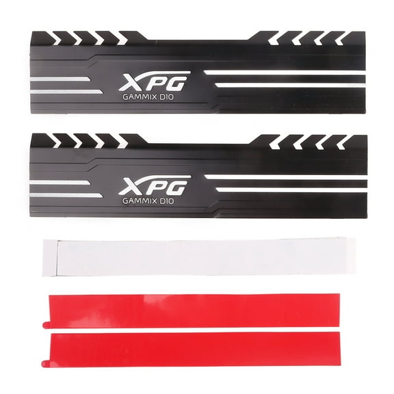 HEMLBOYW 1Set M Heatsink diator Cooling Heat Sink for DDR2 DDR3 DD Desktop Memory Heat Dissipation Pad Metal