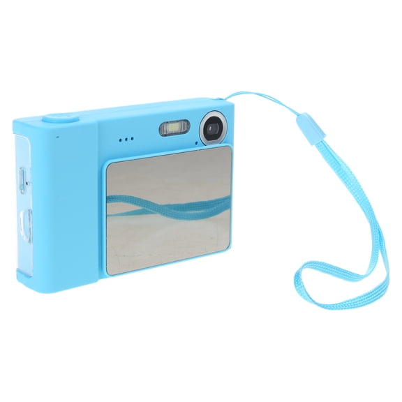 HEMLBOYW 2.4" Kids Digital Camera 1080P 48MP Retro Students Camera with 8 Times Zoom Build-in Music & Game for Teens Boy Girls