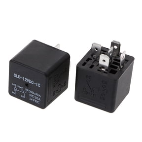 HEMLBOYW 2Pcs SLD-12VDC-1C 1.6W High Power NO 40A NC 30A 5pin Automotive ABS