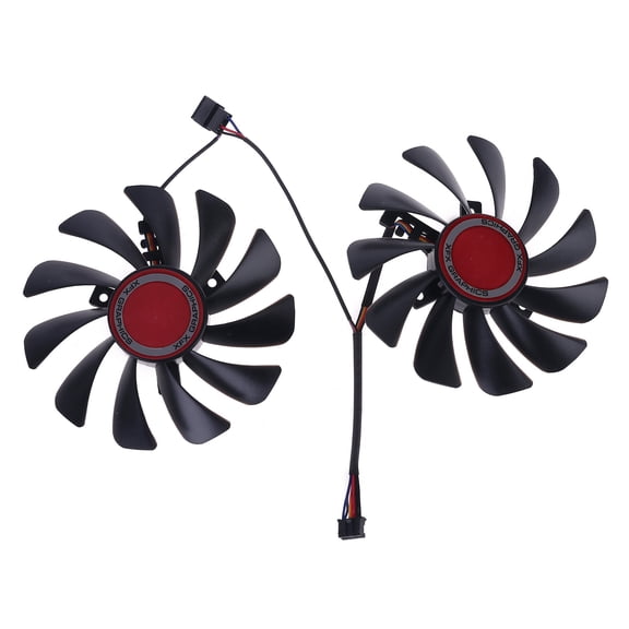 HEMLBOYW 2pcs 95mm FDC10U12S9-C CF1010U12S Fan Replace for FX Radeon RX580 RX590