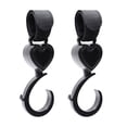 thumbnail image 1 of HEMLBOYW 2pcs Stroller Hook Stroller Bag Hook - Hooks 360Degree Rotating Pram Shopping Hooks Stroller Hanger Hooks ABS, 1 of 6