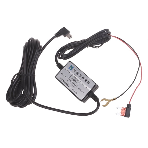 HEMLBOYW 3.4M (11Ft) Car Camera DVR Power Cable Charger Adapter for DashCam Output 5V/2A Mini USB Power Supply