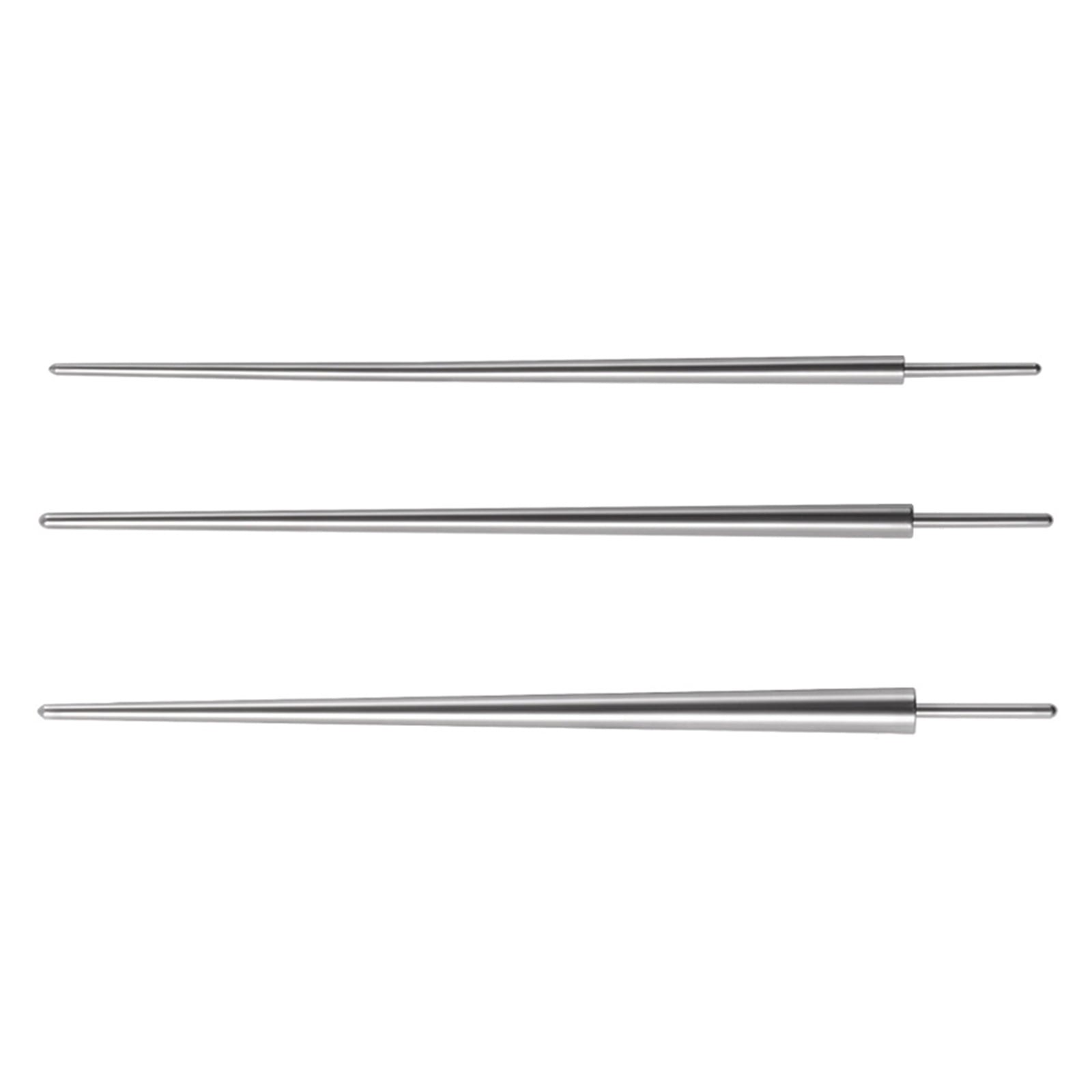 HEMLBOYW 3 Pieces Steel Taper Insertion Pins 14G/16G/18G Piercing Taper ...