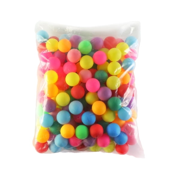 HEMLBOYW 50Pcs Colorful Table Tennis Colored Pingpong Washable Game for Art and Craft, Party Decoration Pp