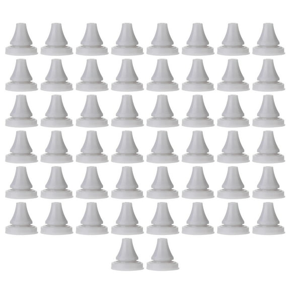 HEMLBOYW 50Pcs Shower Head Replacement Nozzles Silicone Shower Nozzle Replacement Shower Head Sprays Hole Round Tip Enduring