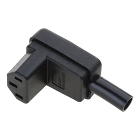 HEMLBOYW 90 Degree Angled C13 Female Plug 250V Power Cord Cable Connector