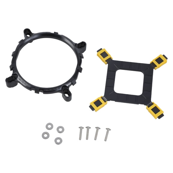 HEMLBOYW CPU Fan Bracket Holder Radiator PC Cooling Fans Heatsink Holder Stable Practical Easy Install for LGA775 115X 1366 Plastic