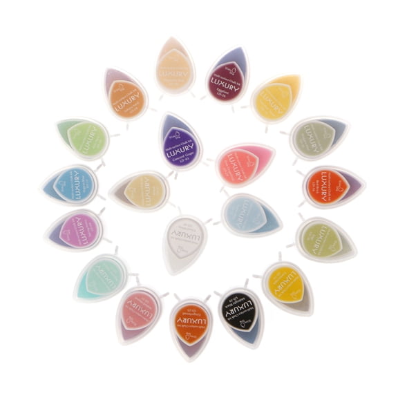 HEMLBOYW Dew Drop Ink Pad ment Oil Based Multi Color Y Stamps Paper Craft Fabric New Plastic