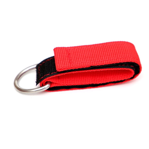 HEMLBOYW Diving Wrist Band Nylon Webbing Belt Sticker Stainless Steel D-ring Strap