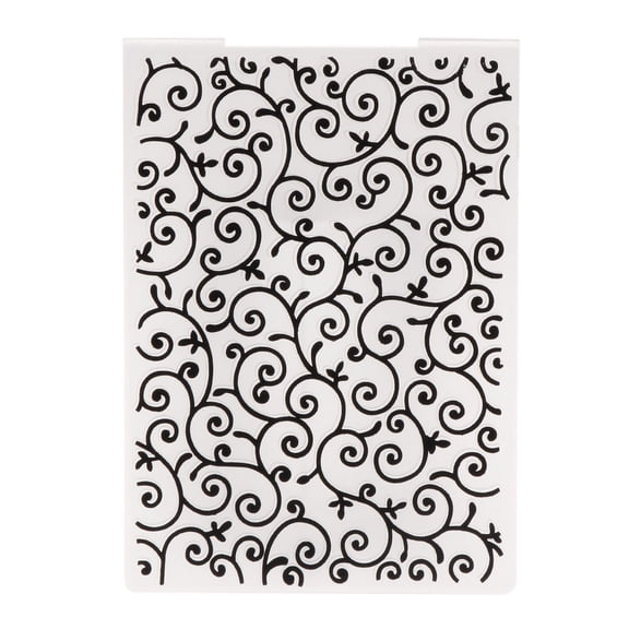 HEMLBOYW Flower Vine Plastic Embossing Folder Template for Scrapbooking Photo Album Card Paper Making Craft Decoration Plastic