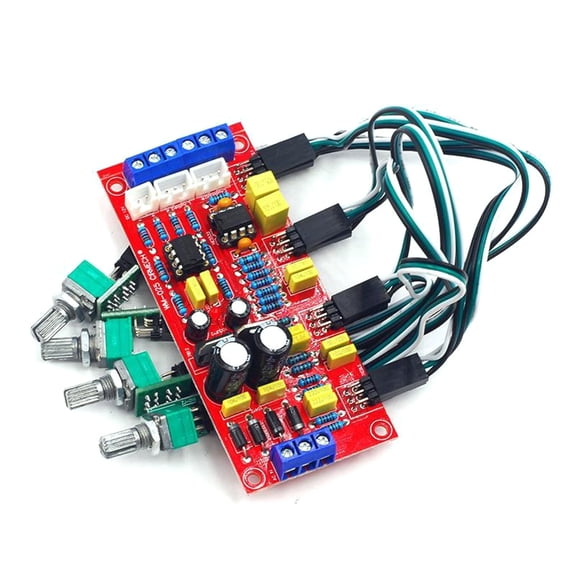 HEMLBOYW HIFI NE5532 Preamplifier Module With Treble Midrange Bass Controls For Auditory Enthusiasts
