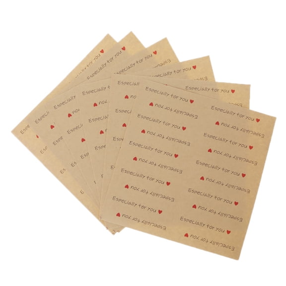 HEMLBOYW Handmade Especially For You Stickers Label Gift Kraft Paper Bakery Seals Bakery Kraft Paper + Adhesive