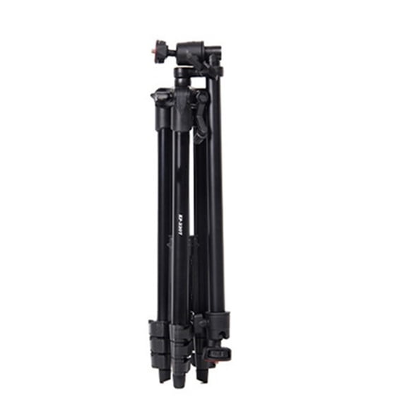 HEMLBOYW Lightweight Phone Tripod 4-Section Aluminum Alloy Support Stand with Crossbar Perfect for Photography and Videography