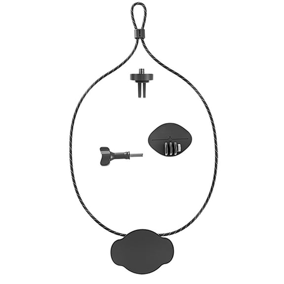 HEMLBOYW Magnetic Neck Mount Action Camera Holder Chest Body Strap Snap Mount for Action4 Hands Frees Filming & Unique