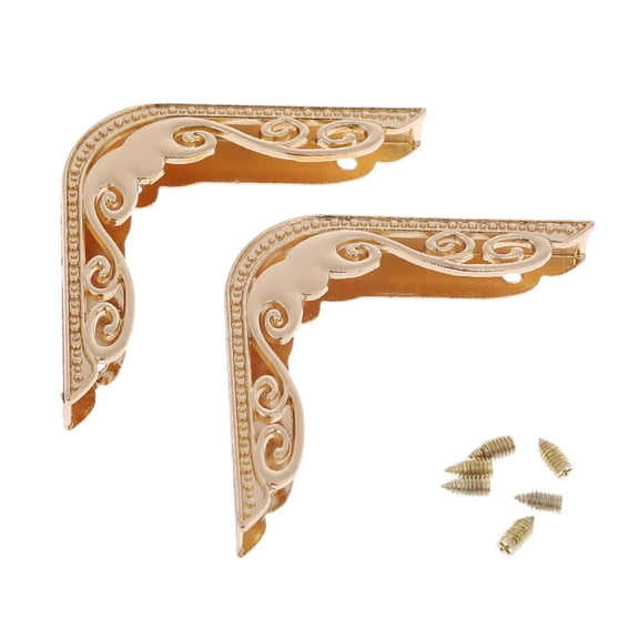 HEMLBOYW Metal Handbag Hollow Corner Protector Edge Safety Guard for Y Making Purse Bag Zinc Alloy