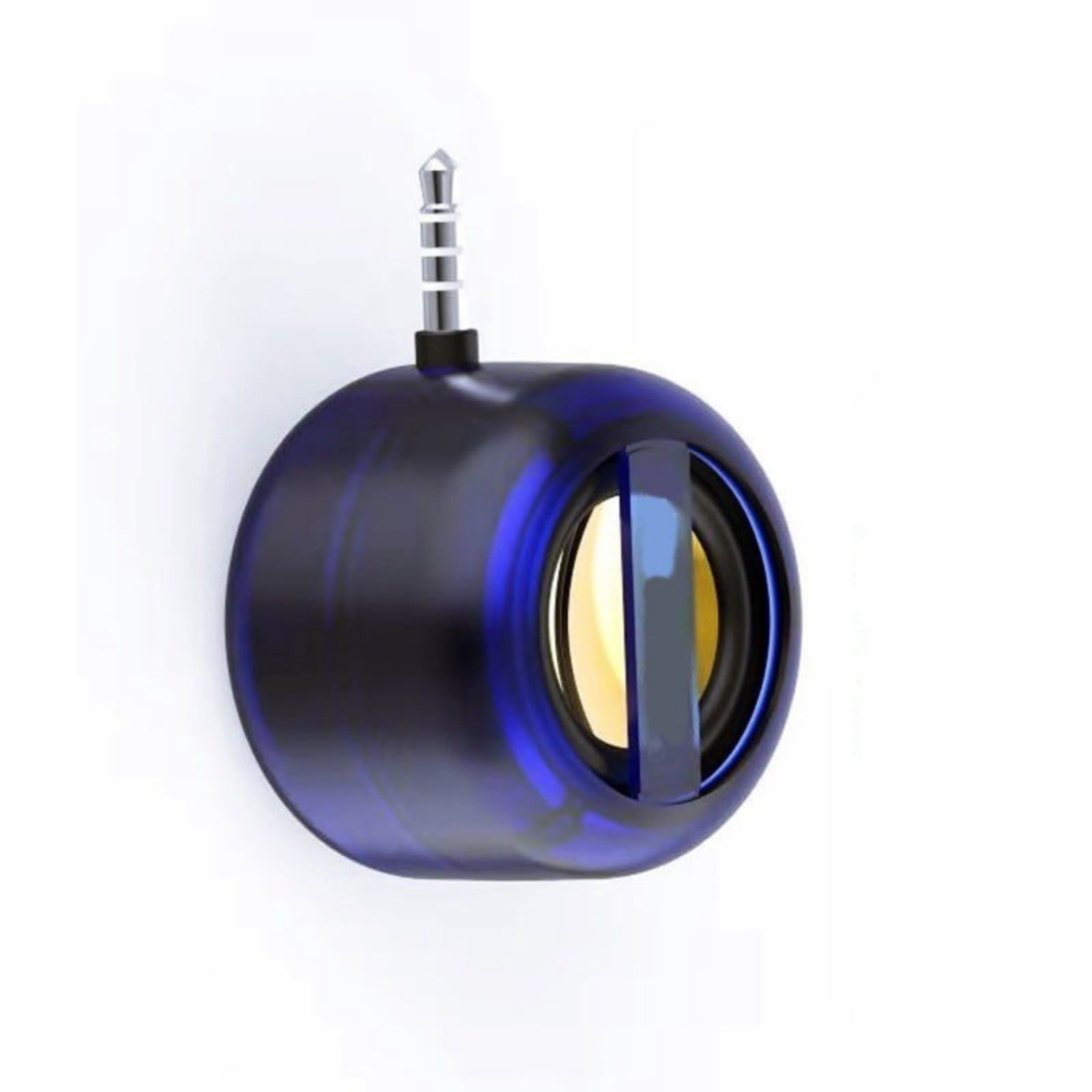 Modular Speaker Mini HEMLBOYW Mini Speaker 3.5mm White/Blue/Black Portable for Mobile Phone ...