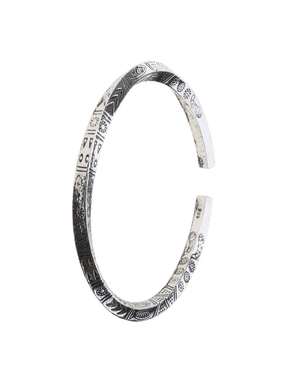 Mobius-Ring Bracelet Viking-Runes Bangle Amulet Bracelet for Men Mobius Cuff Bangle Alloy Viking-Fans Men Jewelry Gift Alloy