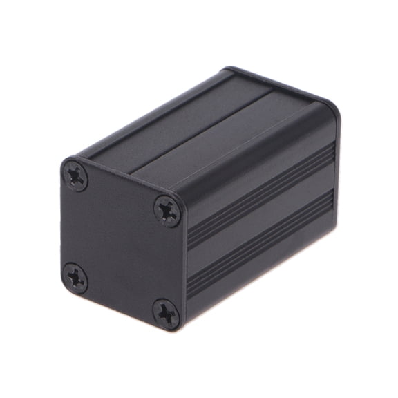 HEMLBOYW New Extruded Electronic Project Aluminum Enclosure for Case Black 40x25x25mm