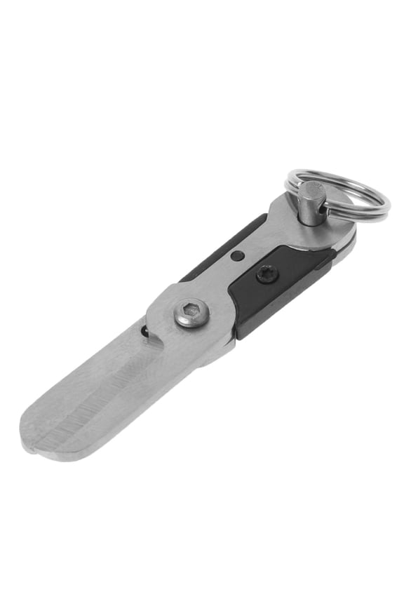 Outdoor Survival Spring Scissor Pocket Tool for Key Chain Stainless Ste