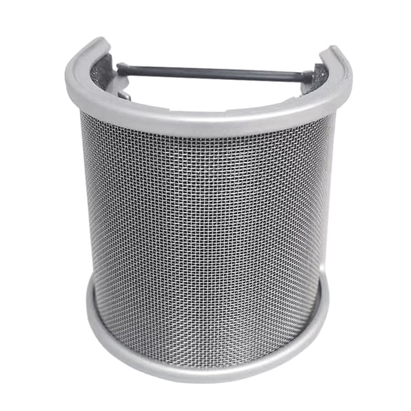 HEMLBOYW Popping Filter Double Layers Metal Mesh Layer Microphone Windscreen Cover Handheld Micrphone Shield Microphone Accessories