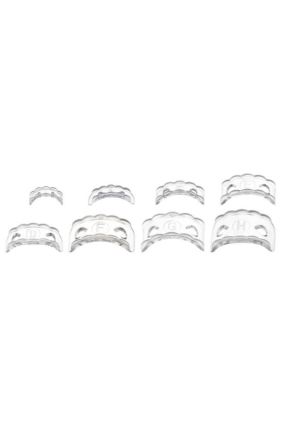 Set of 8 Rings Size Adjuster Silicone Tightener Suitable for Loose Rings Comfortable Fit Sizer Jewelry Rings Accessories