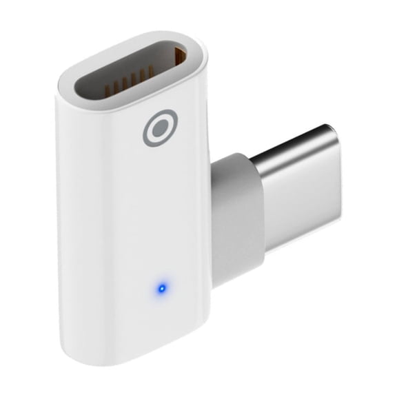 HEMLBOYW Type C/8Pin Male to 8Pin Female Adapter with LED Indicator for Pencil Charging and Connection