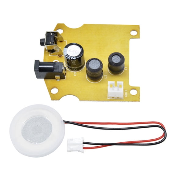 HEMLBOYW Ultrasonic Humidifier Maker DC3.7V-12V D20mm 113KHz USB Ceramic Atomizer Humidified Plate PCB Module Circuit Board Electronic Component