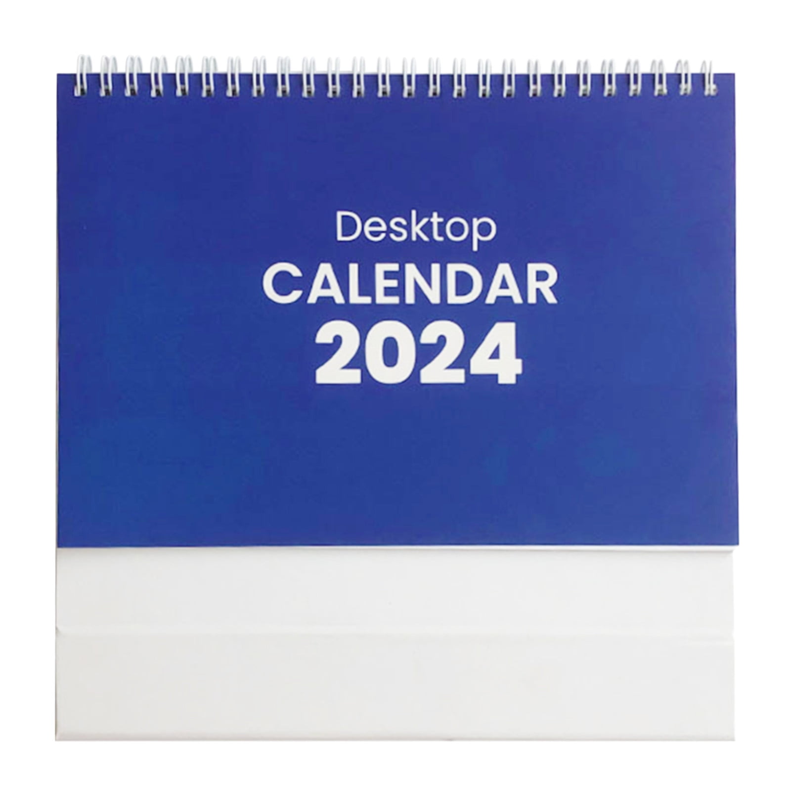 HEMNJUM 2024 English Desk Calendar Stock Desktop Calendar Double Layer ...