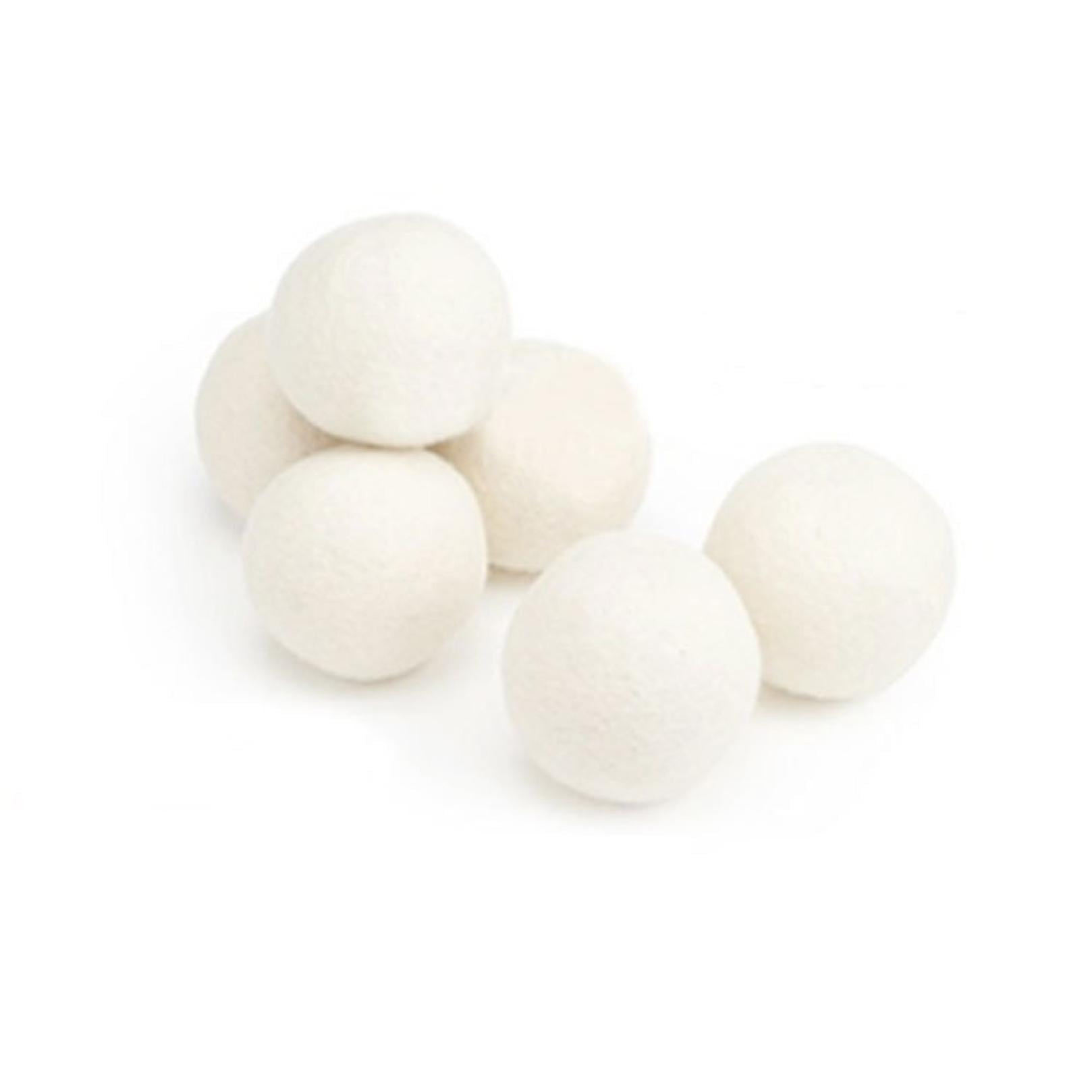 HEMNJUM Sheep 6 cm Reusable Wool Dryer Balls, 6 Count