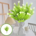 thumbnail image 1 of HEMNJUM Simulation Lilies Flowers Artificial Fake Flowers Simulation Bouquet Outdoor Holiday Decorations Home Garden, Green, 1 of 6