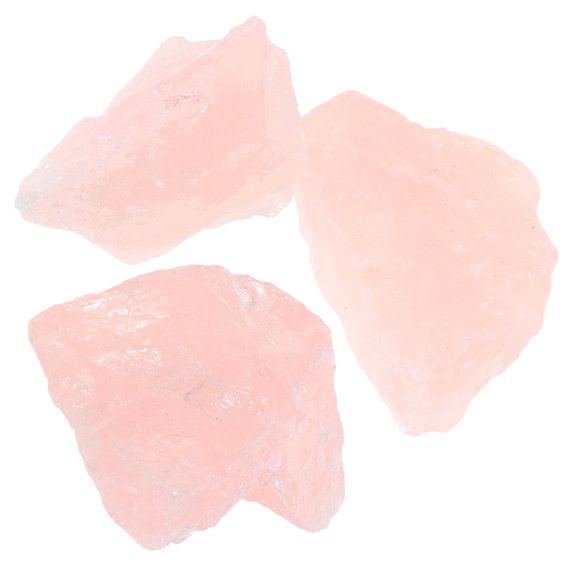 HEMOTON 1 Bag Crystal Decorations For Home Adults Crystal Stone Pink Irregular Shape