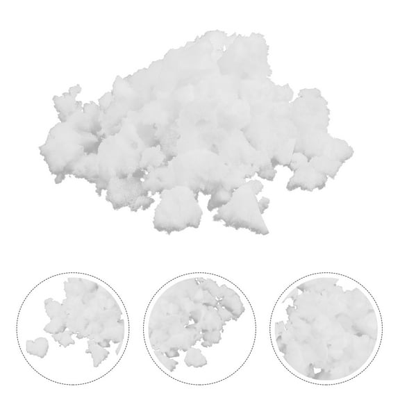 Phenofice Shredded Memory Foams Filler White Bean Bag Filling for Handmade Enthusiasts 1 Bag