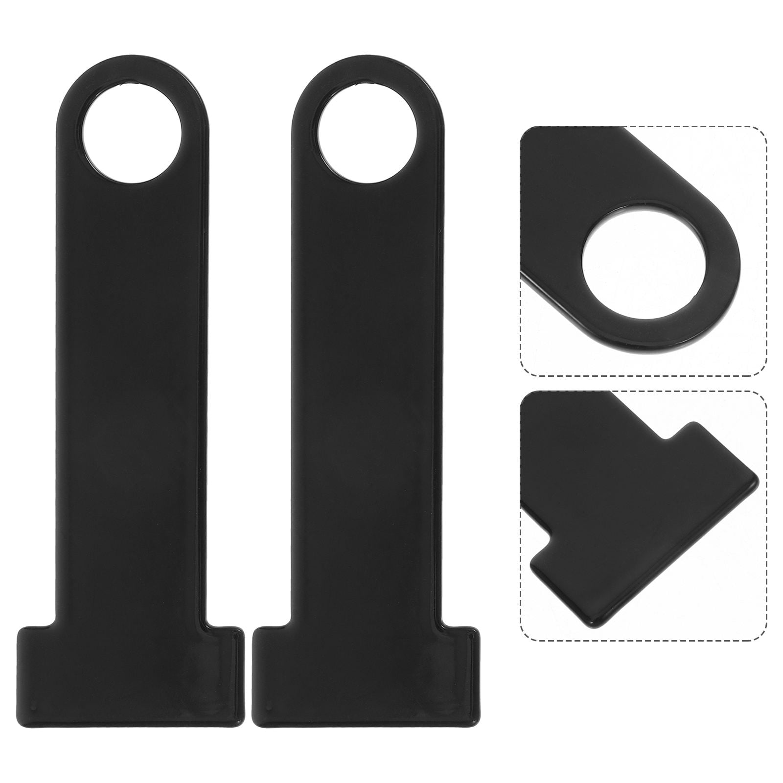 HEMOTON 1 Pair Helmet Ring Lock Universal Motorcycle Helmet Strap Ring Lock Helmet Lock Extension