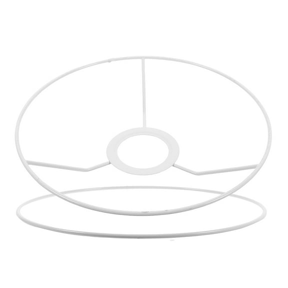 HEMOTON 1 Pair Lampshade Frame with E27 Socket Adapter for Ceiling Lamp Shade, Strong Iron Lamp Shade Holder