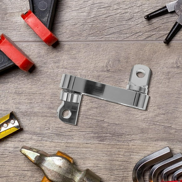 HEMOTON 1 Pair Motorcycle Adjustable Footpegs Highway Pegs Male Mount Foot Peg Clamp Support Extensions Brackets for Motorcycle Motorbike Silver